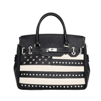 Montana West American Pride Collection Tote/Crossbody - Black