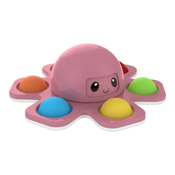 Face-changing Octopus Fidget Spinner Pop It - Pink