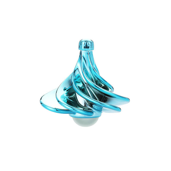 Colorful Wind Blowing Spinner Top - Blue