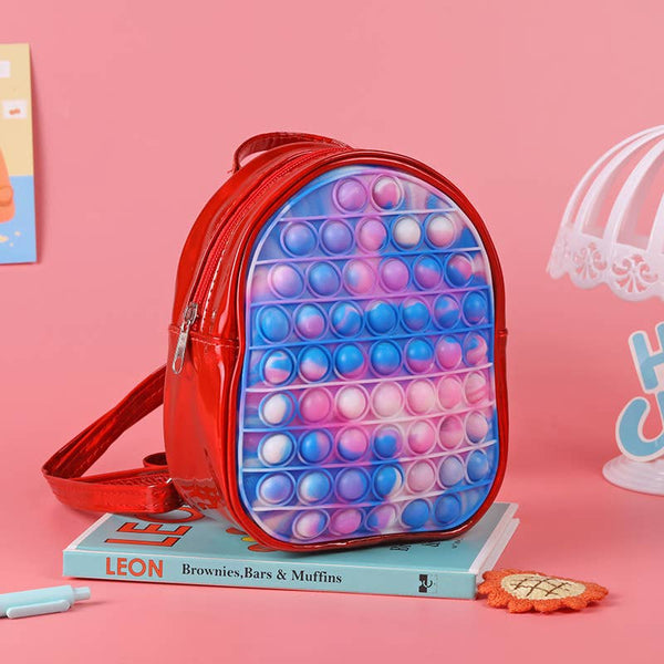 Pop Backpack / Lunch bag Shimmer Red / Tie Dye Pops