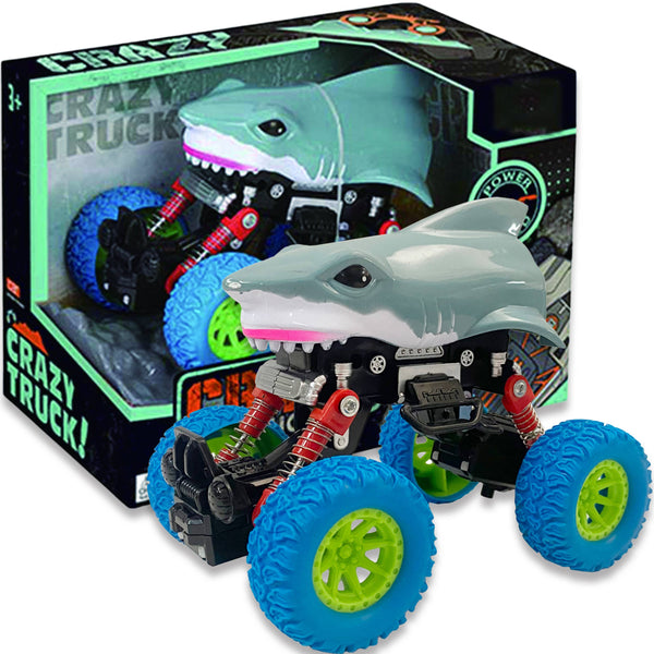 Crazy Truck - Pull Back Shark Truck - Blue