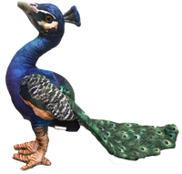 Peacock 18" Beautiful Bird Plush Stuffed Animal