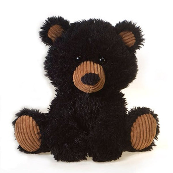 Scruffy Plush Animal - Black Bear