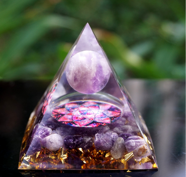 Positive Energy Generator Crystal Decor Healing Meditation