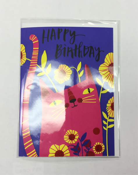 Happy Birthday Kitty Birthday Card