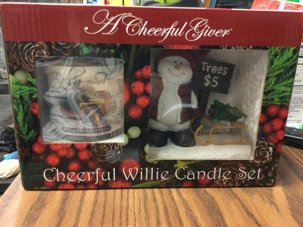 Cheerful Willie Candle Set - Tree's $5