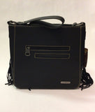 Montana West Fringe Collection Tote Black