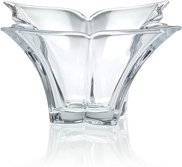 Mikasa Crystal Florale Bowl, 14-Inch