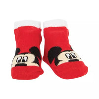 Mickey Mouse Baby Santa Hat and Sock Set