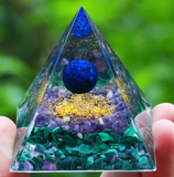 Positive Energy Pyramid Generator Crystal Decor Healing Meditation