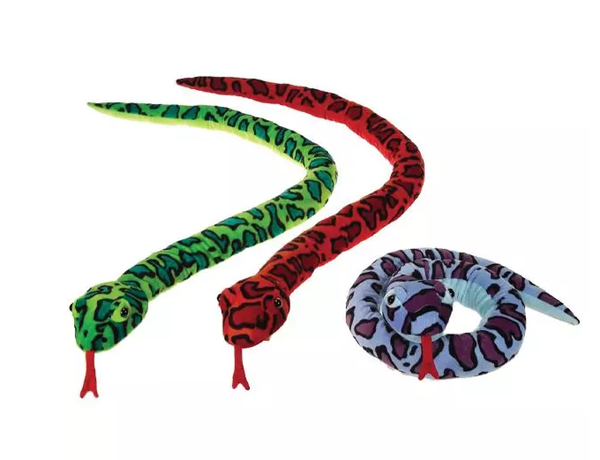 Jumbo 62" Plush Snakes